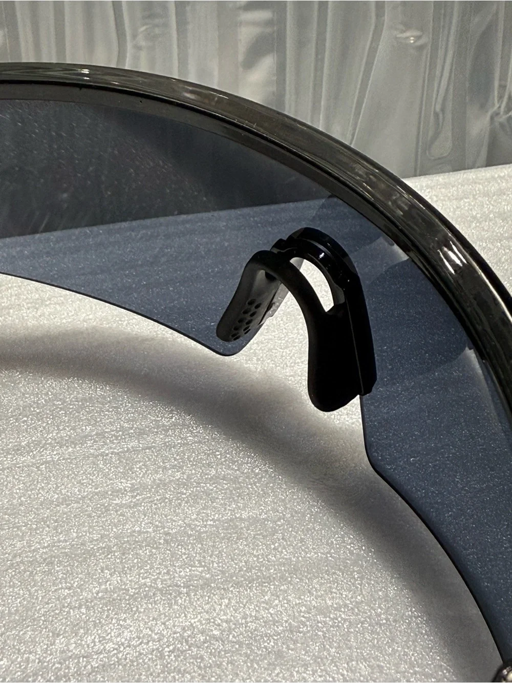 NWT-True Religion Shield Sunglasses Rimless Wrap Black-Unisex